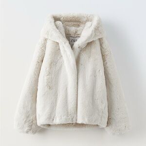 Zara Kids Faux Fur Jacket